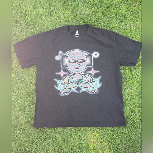 Babby Radio Other - Babby Radio Black Short Sleeve Graphic Tee Size L